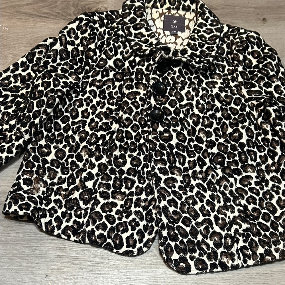 Forever 21 Animal Print Jacket